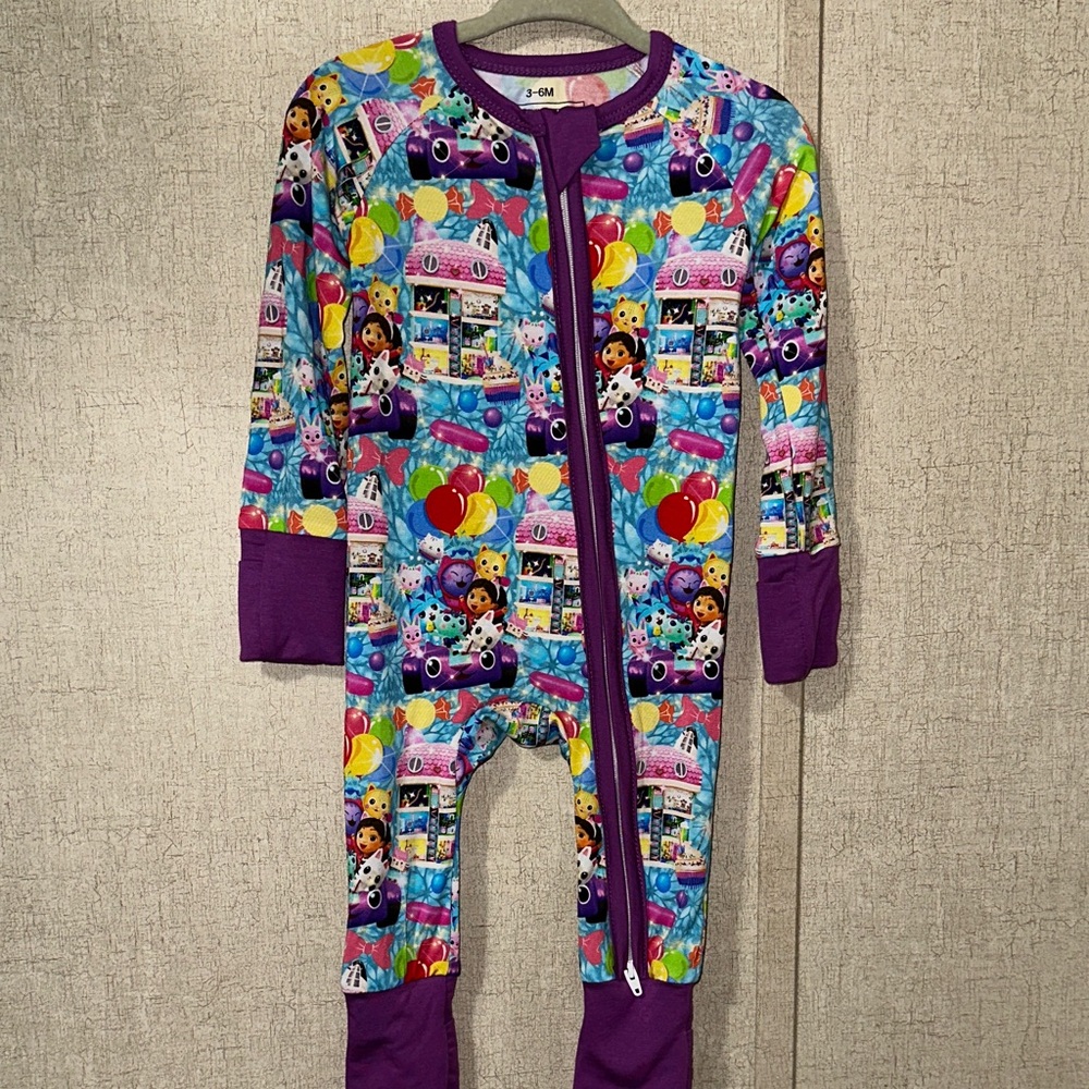 Gabby’s Dollhouse Bamboo Sleeper size 3-6M